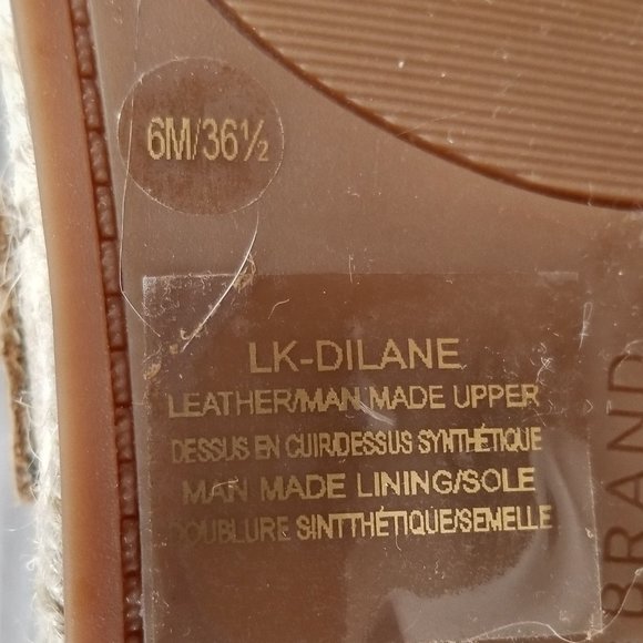 Lucky Brand Dilane Sandals, Stone Embossed Nubuck, Womens Size 6 M / 36.5 - Picture 12 of 13